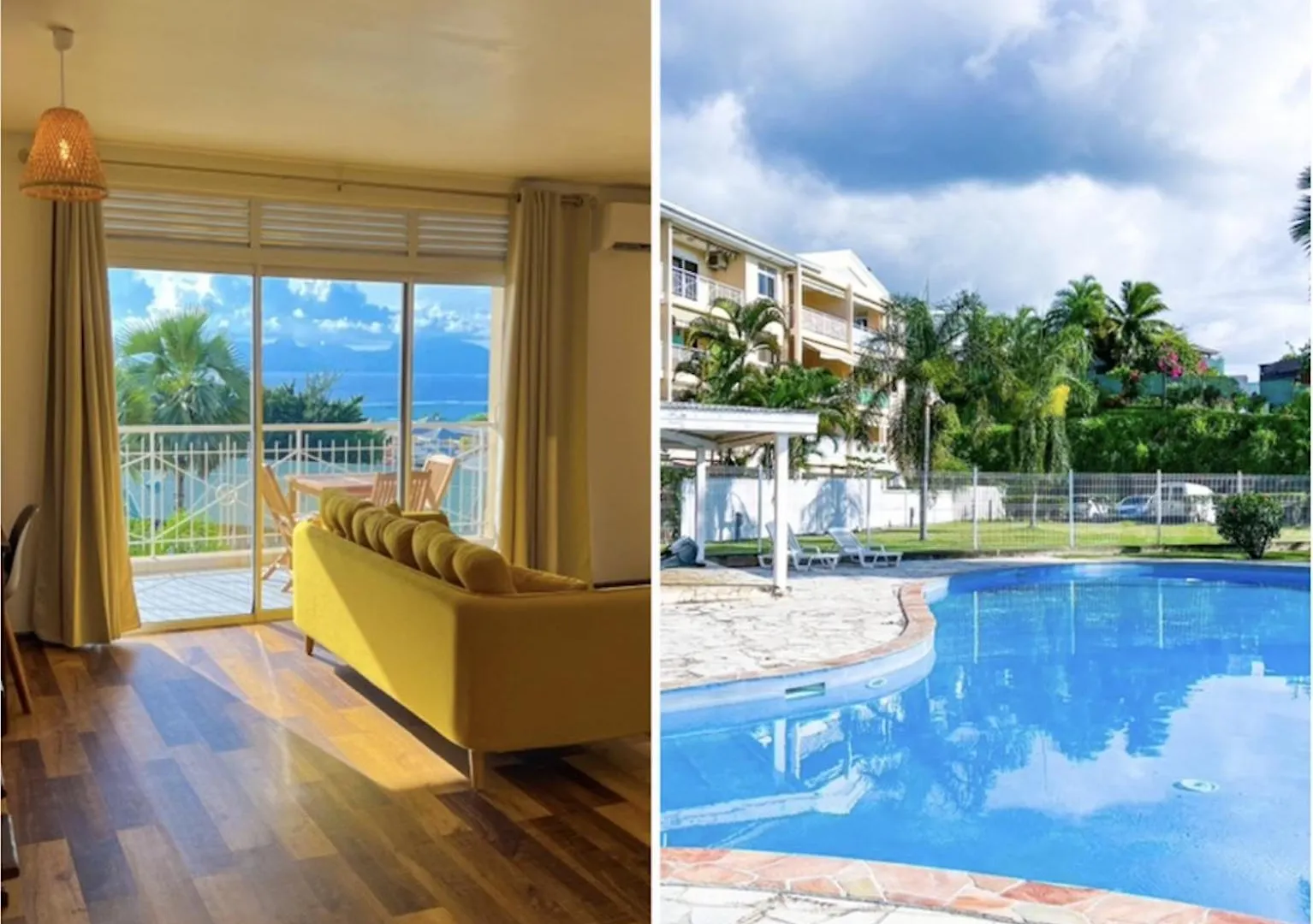 Manui Condo Avec Piscine Et Vue Sur La Mer Et L'Ile De Moorea Punaauia
